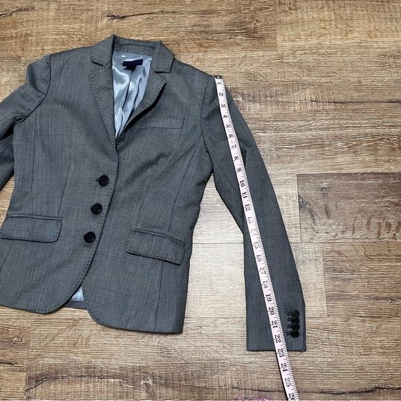 J. Crew Wool & Cashmere Blend Grey Blazer XS / 2 - Picture 12 of 13